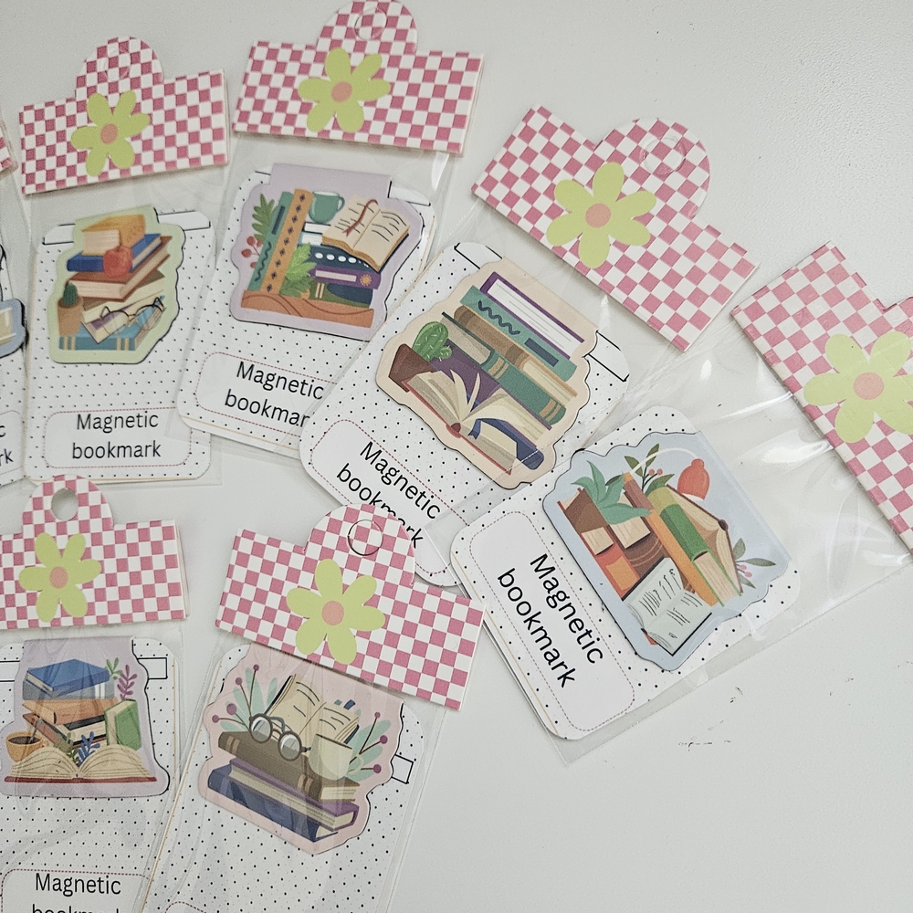 Colorful Magnetic Bookmarks Set